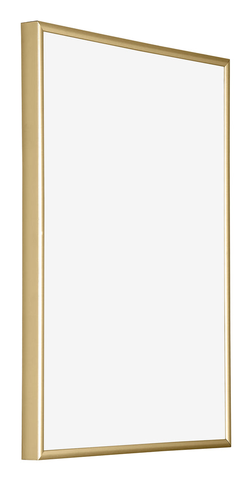 Austin Aluminium Photo Frame 45x60cm Gold High Gloss Front Oblique | Yourdecoration.co.uk