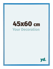 Austin Aluminium Photo Frame 45x60cm Steel Blue Front Size | Yourdecoration.co.uk