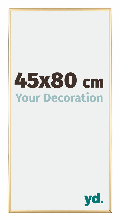 Austin Aluminium Photo Frame 45x80cm Gold Front Size | Yourdecoration.co.uk