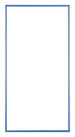 Austin Aluminium Photo Frame 45x80cm Steel Blue Front | Yourdecoration.co.uk