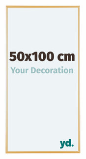 Austin Aluminium Photo Frame 50x100cm Gold Vintage Front Size | Yourdecoration.co.uk