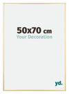 Austin Aluminium Photo Frame 50x70cm Gold High Gloss Front Size | Yourdecoration.co.uk