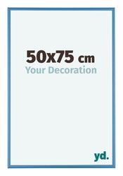 Austin Aluminium Photo Frame 50x75cm Steel Blue Front Size | Yourdecoration.co.uk