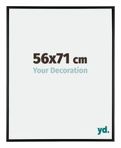 Austin Aluminium Photo Frame 56x71cm Black High Gloss Front Size | Yourdecoration.co.uk
