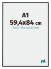 Austin Aluminium Photo Frame 59 4x84cm A1 Black Matt Front Size | Yourdecoration.co.uk