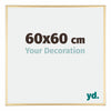 Austin Aluminium Photo Frame 60x60cm Gold High Gloss Front Size | Yourdecoration.co.uk