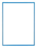 Austin Aluminium Photo Frame 60x80cm Steel Blue Front | Yourdecoration.co.uk
