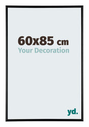 Austin Aluminium Photo Frame 60x85cm Black High Gloss Front Size | Yourdecoration.co.uk