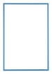 Austin Aluminium Photo Frame 60x85cm Steel Blue Front | Yourdecoration.co.uk