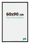 Austin Aluminium Photo Frame 60x90cm Black High Gloss Front Size | Yourdecoration.co.uk