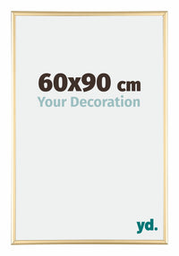 Austin Aluminium Photo Frame 60x90cm Gold High Gloss Front Size | Yourdecoration.co.uk
