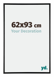 Austin Aluminium Photo Frame 62x93cm Black High Gloss Front Size | Yourdecoration.co.uk