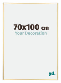 Austin Aluminium Photo Frame 70x100cm Gold High Gloss Front Size | Yourdecoration.co.uk
