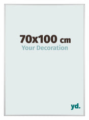 Austin Aluminium Photo Frame 70x100cm Silver Matt Front Size | Yourdecoration.co.uk