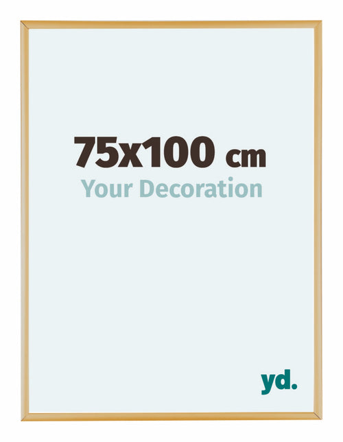 Austin Aluminium Photo Frame 75x100cm Gold Vintage Front Size | Yourdecoration.co.uk
