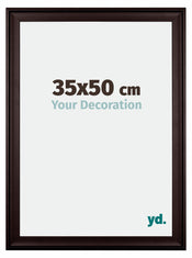 Birmingham Wooden Photo Frame 35x50cm Brown Front Size | Yourdecoration.co.uk