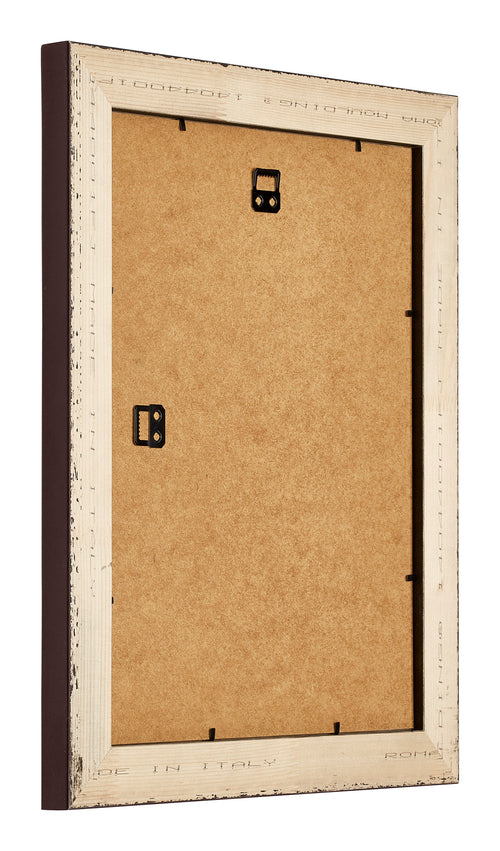 Birmingham Wooden Photo Frame 36x48cm Brown Back Oblique | Yourdecoration.co.uk