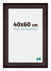 Birmingham Wooden Photo Frame 40x60cm Brown Front Size | Yourdecoration.co.uk