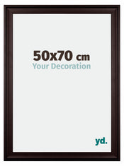 Birmingham Wooden Photo Frame 50x70cm Brown Front Size | Yourdecoration.co.uk