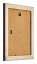 Birmingham Wooden Photo Frame 75x98cm Brown Back Oblique | Yourdecoration.co.uk