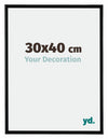Bordeaux Plastic Photo Frame 30x40cm Black Matt Front Size | Yourdecoration.co.uk