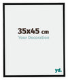 Bordeaux Plastic Photo Frame 35x45cm Black Matt Front Size | Yourdecoration.co.uk