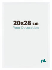 Catania MDF Photo Frame 20x28cm White Size | Yourdecoration.co.uk
