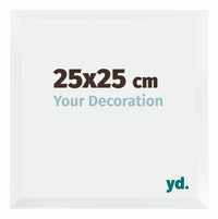 Catania MDF Photo Frame 25x25cm White Size | Yourdecoration.co.uk