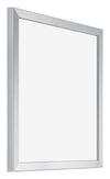Catania MDF Photo Frame 30x30cm Silver Front Oblique | Yourdecoration.co.uk