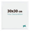 Catania MDF Photo Frame 30x30cm White Size | Yourdecoration.co.uk