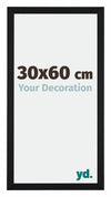 Catania MDF Photo Frame 30x60cm Black Size | Yourdecoration.co.uk