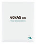 Catania MDF Photo Frame 40x45cm White Size | Yourdecoration.co.uk