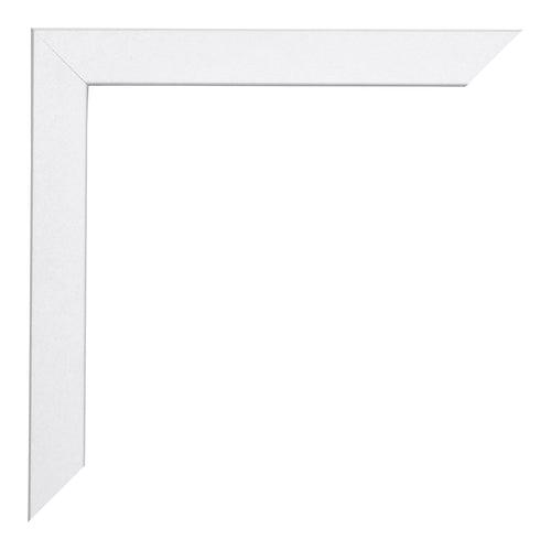Catania MDF Photo Frame 40x50cm White Detail Corner | Yourdecoration.co.uk
