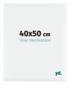 Catania MDF Photo Frame 40x50cm White Size | Yourdecoration.co.uk