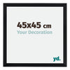 Catania MDF Photo Frame 45x45cm Black Size | Yourdecoration.co.uk