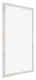 Catania MDF Photo Frame 48x68cm White Wash Front Oblique | Yourdecoration.co.uk