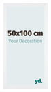 Catania MDF Photo Frame 50x100cm White Front Size | Yourdecoration.co.uk