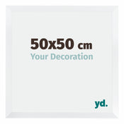 Catania MDF Photo Frame 50x50cm White Size | Yourdecoration.co.uk