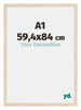 Catania MDF Photo Frame 59 4x84cm A1 Oak Size | Yourdecoration.co.uk