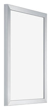 Catania MDF Photo Frame 62x93cm Silver Front Oblique | Yourdecoration.co.uk