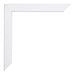 Catania MDF Photo Frame 62x93cm White Detail Corner | Yourdecoration.co.uk