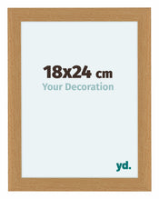 Como MDF Photo Frame 18x24cm Beech Front Size | Yourdecoration.co.uk