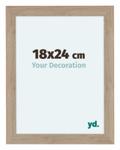 Como MDF Photo Frame 18x24cm Oak Light Front Size | Yourdecoration.co.uk