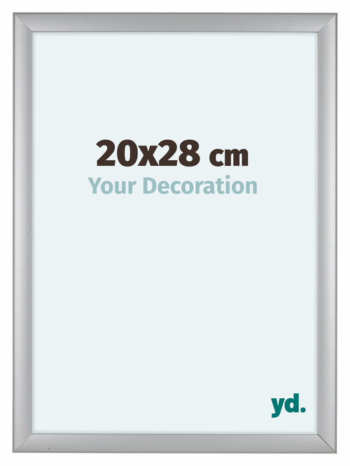 Como MDF Photo Frame 20x28cm Silver Matte Front Size | Yourdecoration.co.uk