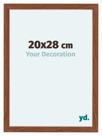 Como MDF Photo Frame 20x28cm Walnut Front Size | Yourdecoration.co.uk