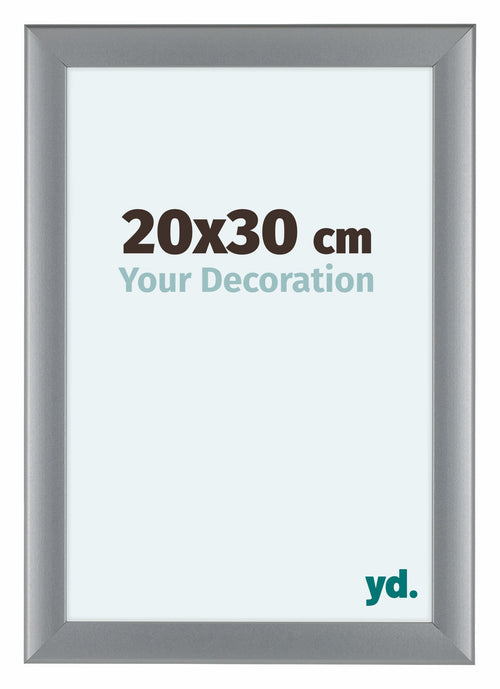 Como MDF Photo Frame 20x30cm Silver Matte Front Size | Yourdecoration.co.uk
