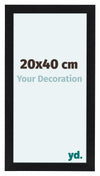 Como MDF Photo Frame 20x40cm Black Matte Front Size | Yourdecoration.co.uk