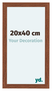 Como MDF Photo Frame 20x40cm Walnut Front Size | Yourdecoration.co.uk