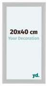 Como MDF Photo Frame 20x40cm White Matte Front Size | Yourdecoration.co.uk