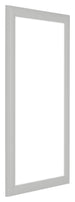 Como MDF Photo Frame 20x40cm White Woodgrain Front Oblique | Yourdecoration.co.uk